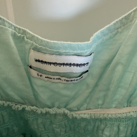 Urban Outfitters Hailey Mini Dress Babydoll Seafoam S - Picture 4 of 8